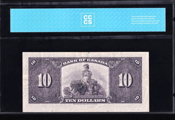 1935 Bank of Canada $10 English Osborne - Towers" CCCS VF-30 Original (BC-7)