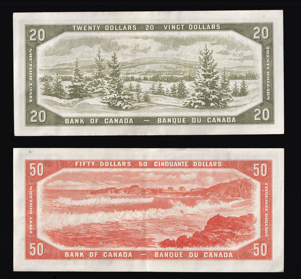 1954 Bank of Canada $1-$50 Beattie Coyne Series (BC37-BC42)