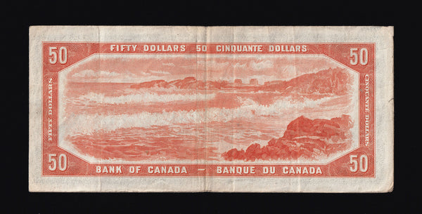 1954 Bank of Canada $50 "Devils Face" in VF (BC-34b)