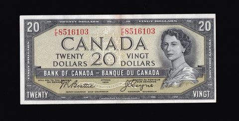 1954 Bank of Canada $20 Modified EF+ (BC-41a)