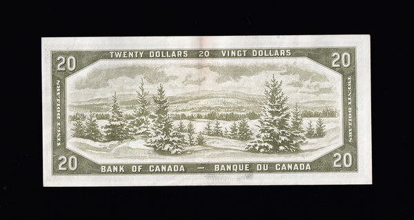 1954 Bank of Canada $20 Modified EF+ (BC-41a)