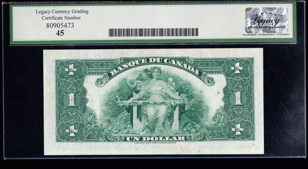 1935 Bank of Canada "French" in Legacy EF-45 (BC-2)