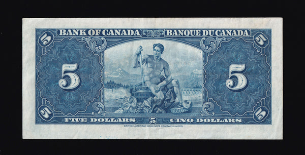 1937 Bank of Canada $5 in VF+ (BC-23b)