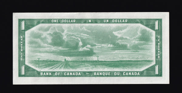 1954 Bank of Canada $1 "Devils Face" in EF (BC-29a)