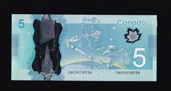 2013 Bank of Canada $5 with Printing Plates #01