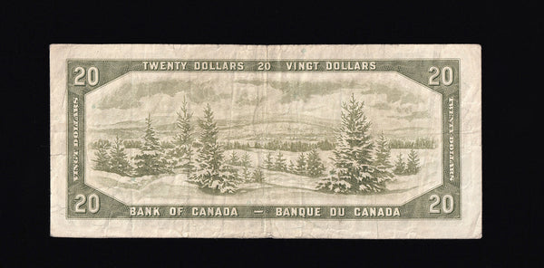 1954 Bank of Canada $20 Replacement *A/E Modified in Fine/VF Condition(BC-41bA)