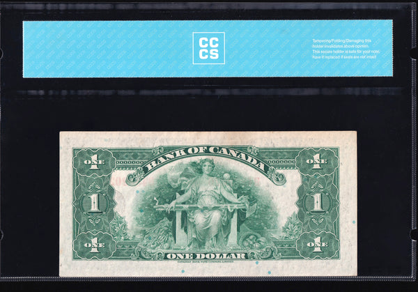 1935 Bank of Canada $1 English "Osborne - Towers" CCCS EF-45 Original (BC-1)