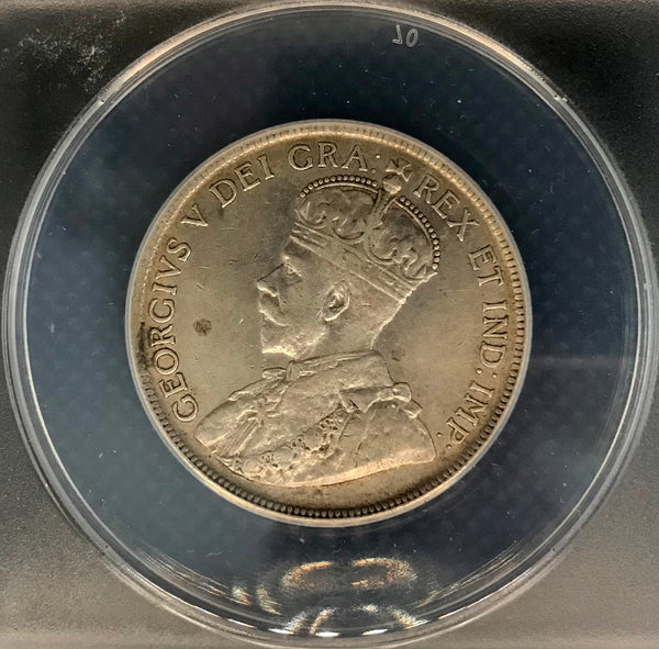 1918 Canada 50 Cents ANACS EF40