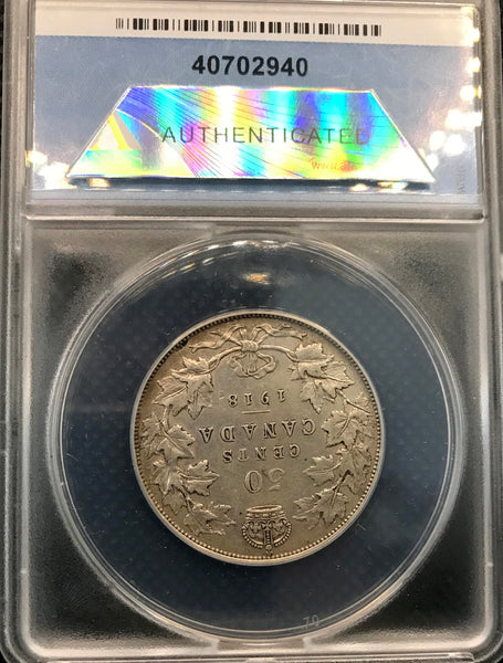 1918 Canada 50 Cents ANACS EF40