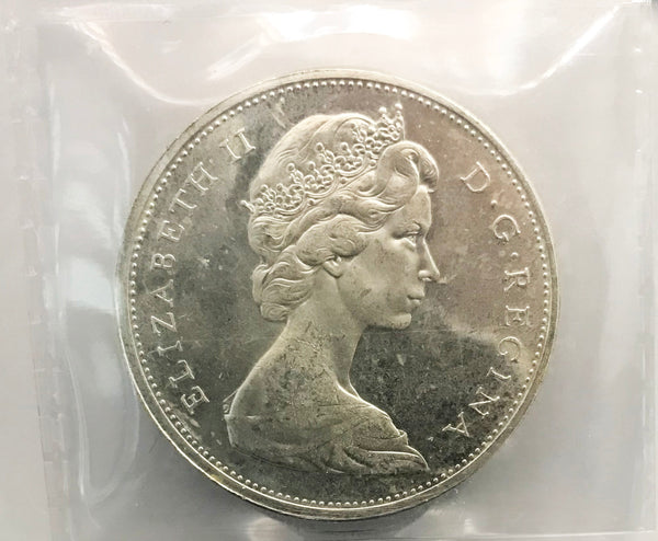 1965 Canadian Silver $1 Graded MS-63