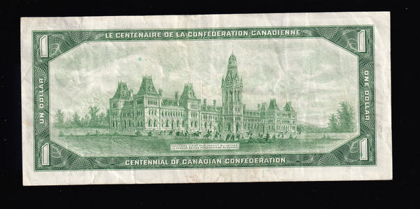 1967 Bank of Canada $1 Replacement *B/M in VF (BC-45bA-I)