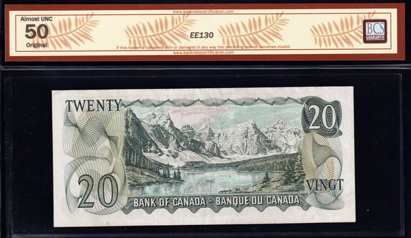 1969 Bank of Canada $20 Replacement * EA BCS AU-50 Original (BC-50aA)