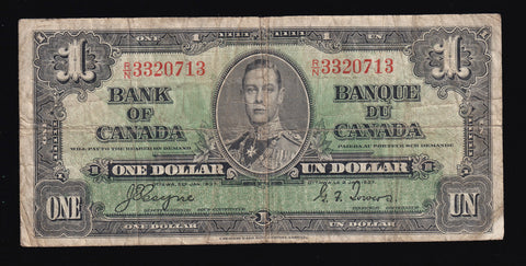 1937 Bank of Canada $1 in VG (BC-21)