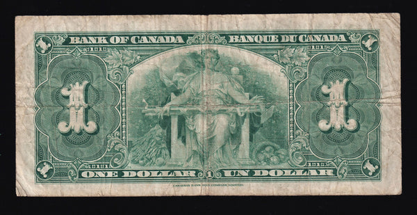 1937 Bank of Canada $1 in VG (BC-21)