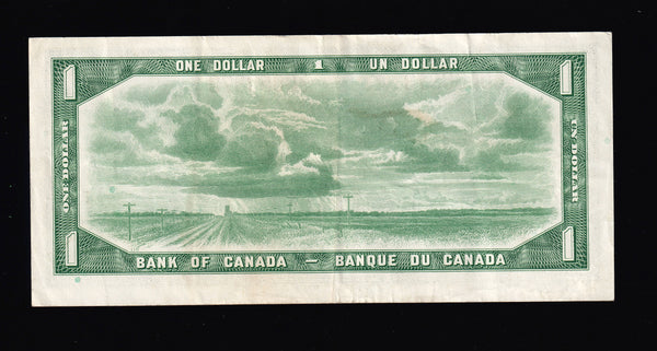 1954 Bank of Canada $1 Replacement *S/O in VF+ (BC-37bA)