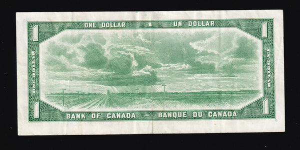 1954 Bank of Canada $1 Replacement *H/Y in VF (BC-37bA)