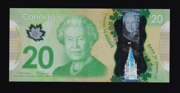 2012 Bank of Canada $20 "Radar & Repeater" VF/EF (BC-71a -N1 - N10)