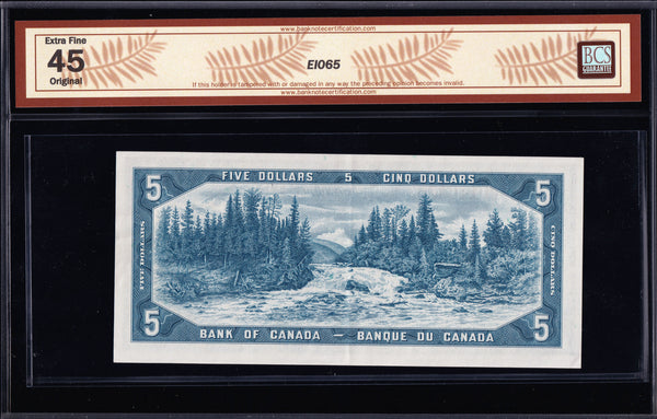 1954 Bank of Canada $5 Replacement *S/S in BCS EF-45 Original (BC-39bA)