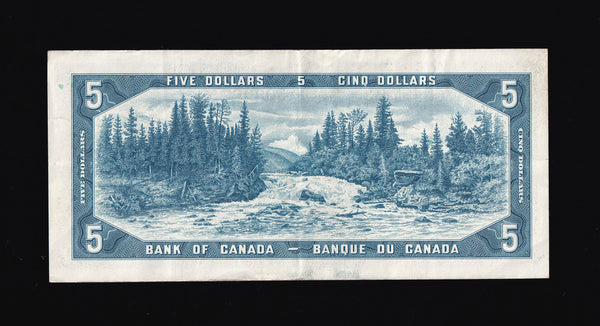 1954 Bank of Canada $5 Replacement *S/S in BCS VF Original (BC-39bA)