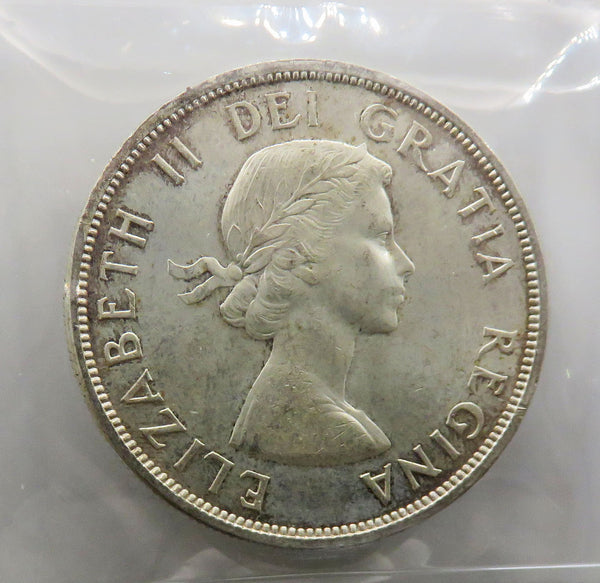 1963 Canadian Silver Dollar $1 in ICCS MS-64